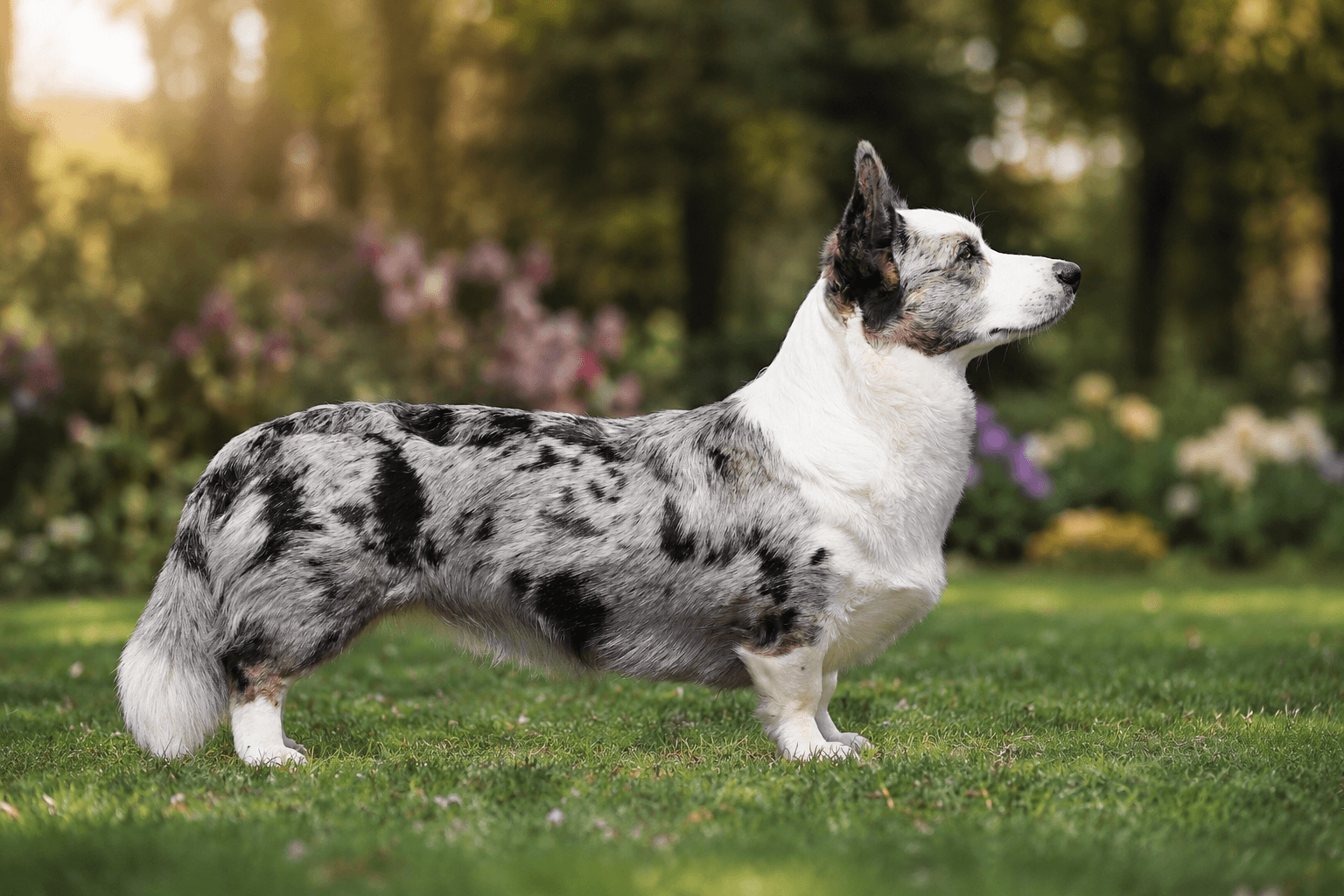 Vistruphus Shiva, blue merle Welsh Corgi Cardigan tæve